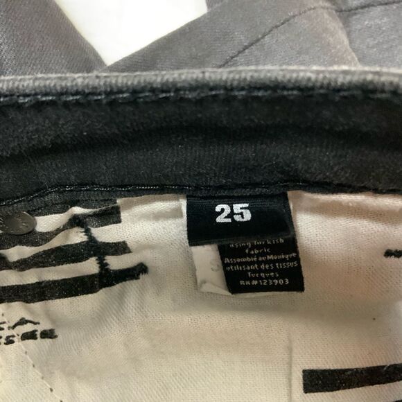 Willam Rast TONY midnight oil zip skinny jeans - Picture 8 of 9